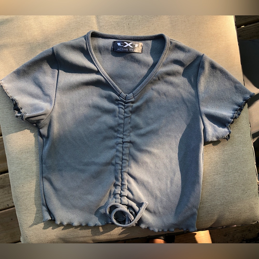 Grey active top